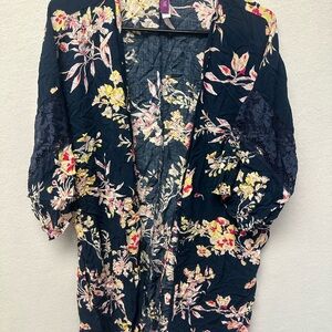 Adore Me Women's Pajama Top Robe Sleepwear 08476 Brilliant Bouquet Size Large